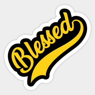 Blessed | Retro Style Sticker